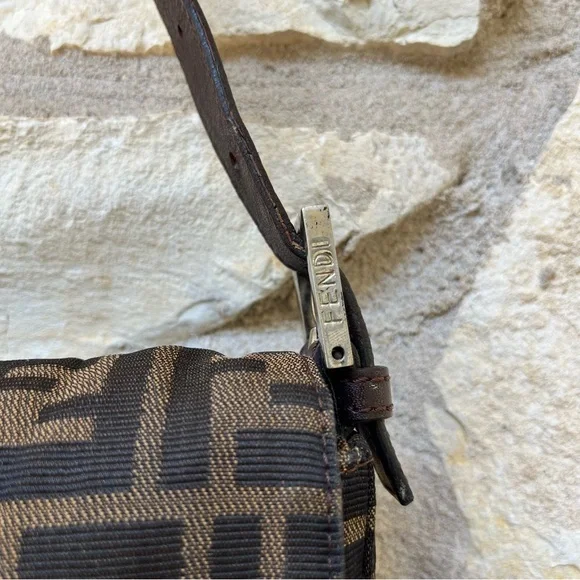 Fendi Brown and Black Shoulder Bag - Picture 8 of 14